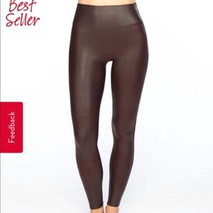 Spanx faux leather leggings